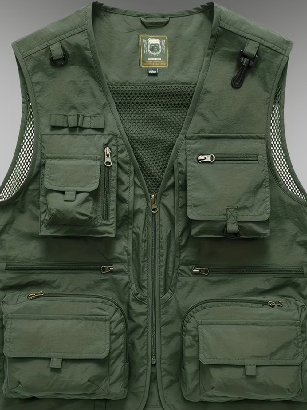 Utility Fishing Vest - Olive Green